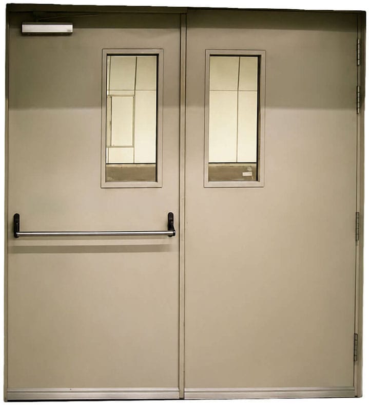 Double egress Steel door